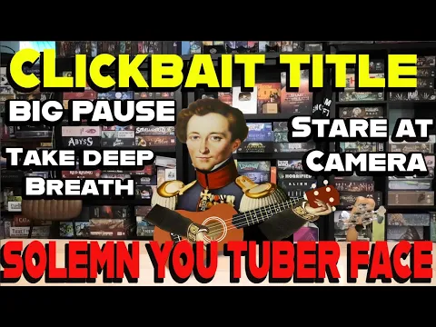 Click bait title - Solemn you tuber expression