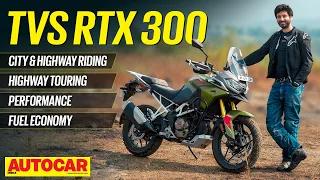 TVS RTX 300 review - One bike to do it all? | Road Test | Autocar India