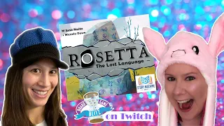 Twitch VOD: Ambie and Crystal play Rosetta: The Lost Language