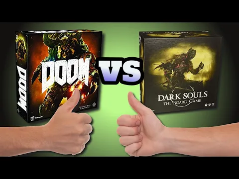 Doom vs Dark Souls - Boardgame comparison