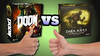 Doom vs Dark Souls - Boardgame comparison