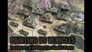 How to paint Company of Heroes the board game - US tanks