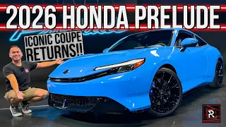 The 2026 Honda Prelude Is The Reincarnation Of An Iconic Sport Coupe With Hybrid Power