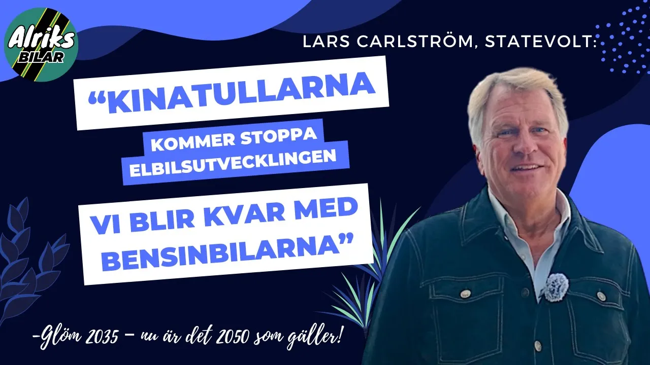 "Europas elbilssatsning kommer haverera – på grund av Kinatullarna!"
