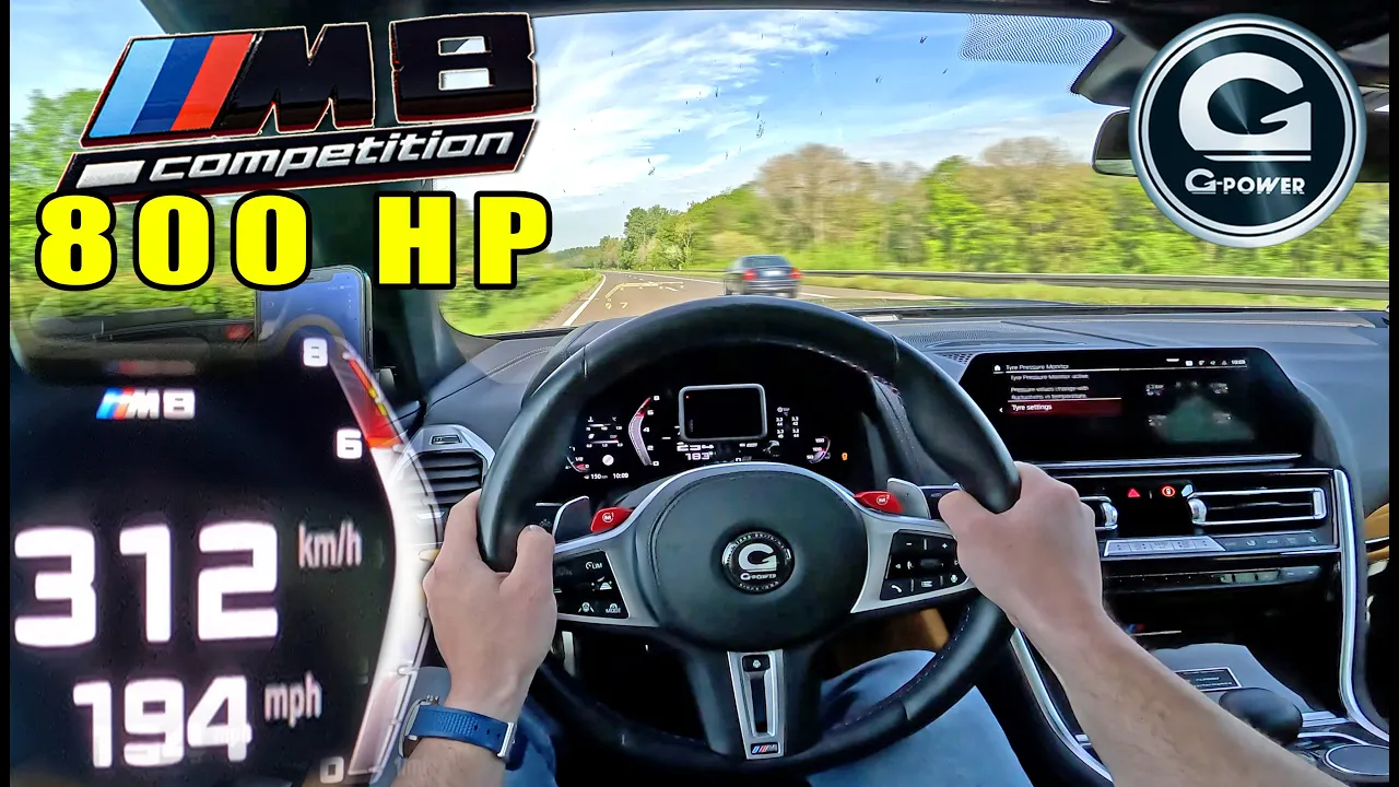 800HP BMW M8 G-Power is MIGHTY FAST on the UNLIMITED AUTOBAHN!