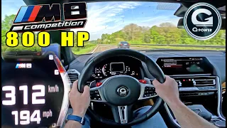 800HP BMW M8 G-Power is MIGHTY FAST on the UNLIMITED AUTOBAHN!