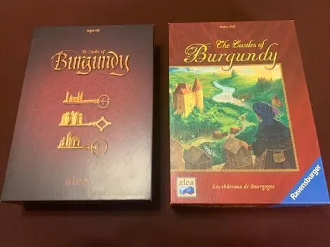 Meeples on Meeples Castles of Burgundy Comparison