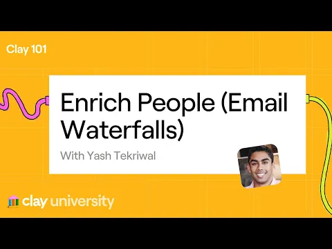 Clay 101 | Lesson 6: Enrich People Using Waterfalls