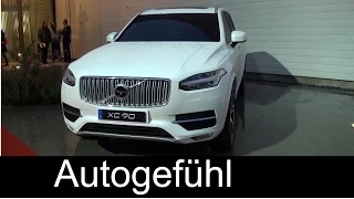 All-new 2015 Volvo XC90 premiere with interior multimedia and safety explanation - Autogefühl