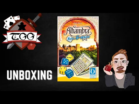 Alhambra: Roll & Write Board Game Unboxing