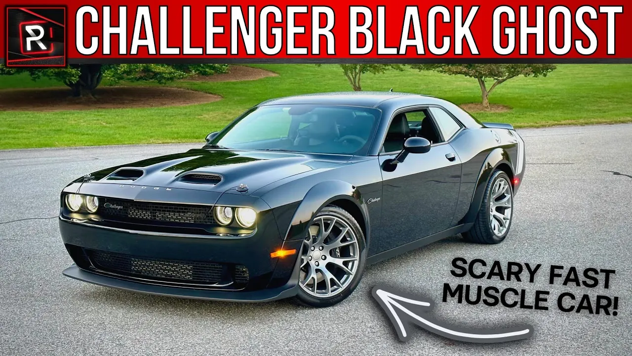 The 2023 Dodge Challenger Black Ghost Is A Scary Fast Rebirth Of A 70’s Muscle Car