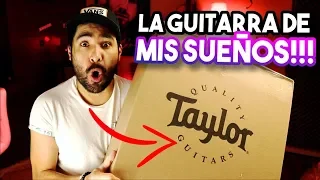 ME COMPRE LA GUITARRA TAYLOR DE MIS SUEÑOS | La Mejor Guitarra Que He Tenido en La Vida UNBOXING