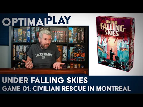 Under Falling Skies Campaign Playthrough Game 1 - Montreal | Optimal Play