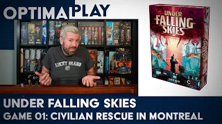 Under Falling Skies Campaign Playthrough Game 1 - Montreal | Optimal Play