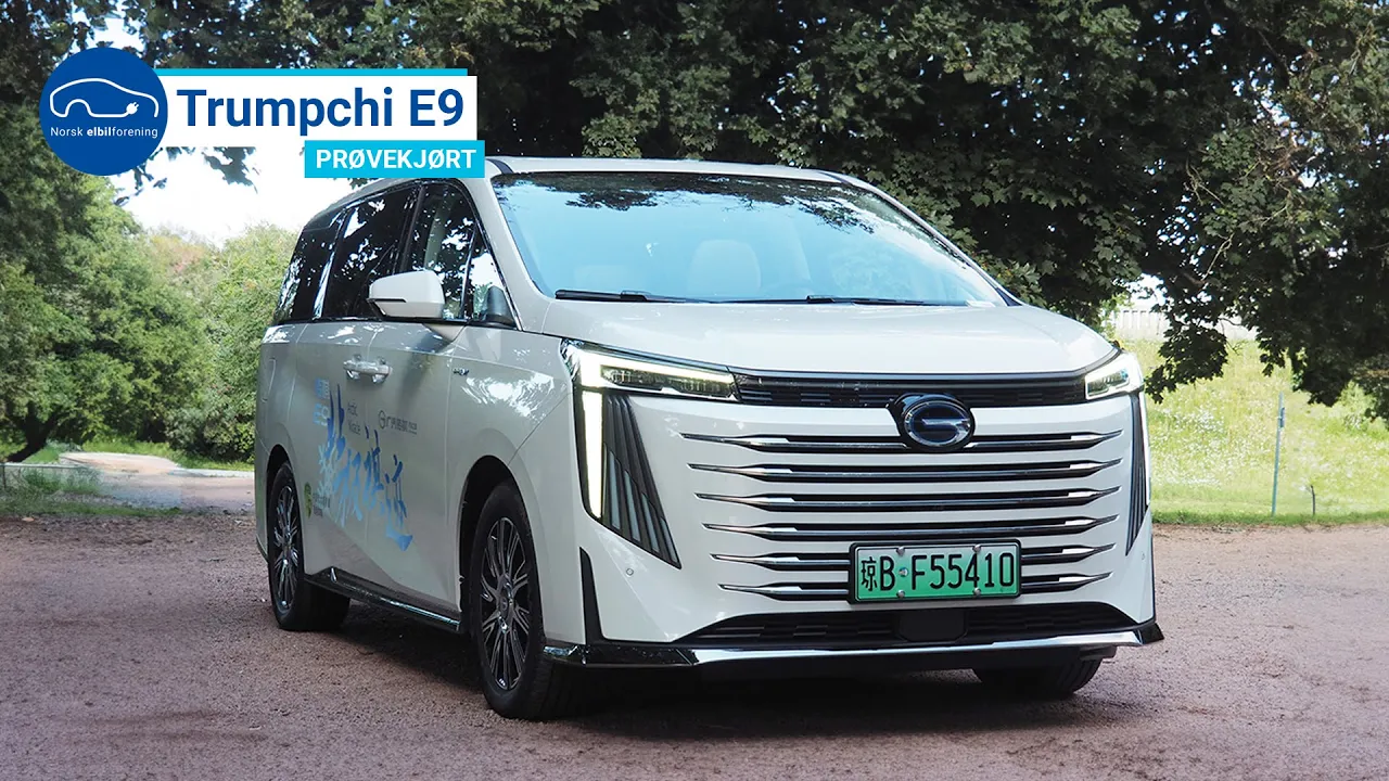 Trumpchi E9 på hemmelig tur i Norge - prøvekjørt