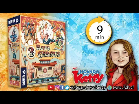 3 Ring Circus en 9 minutos [Juego de Mesa / Devir]