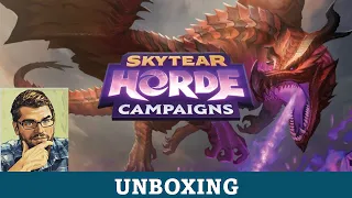 DGA Unboxes Board Games: Skytear Horde Campaigns