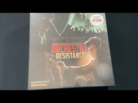 TDG: Black Orchestra: Resistance unboxing with Ray