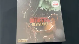TDG: Black Orchestra: Resistance unboxing with Ray