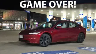 Tesla Model 3 LR RWD range test