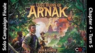 The Lost Ruins of Arnak - Solo Campaign Finale - Chapter 4 - Round 5