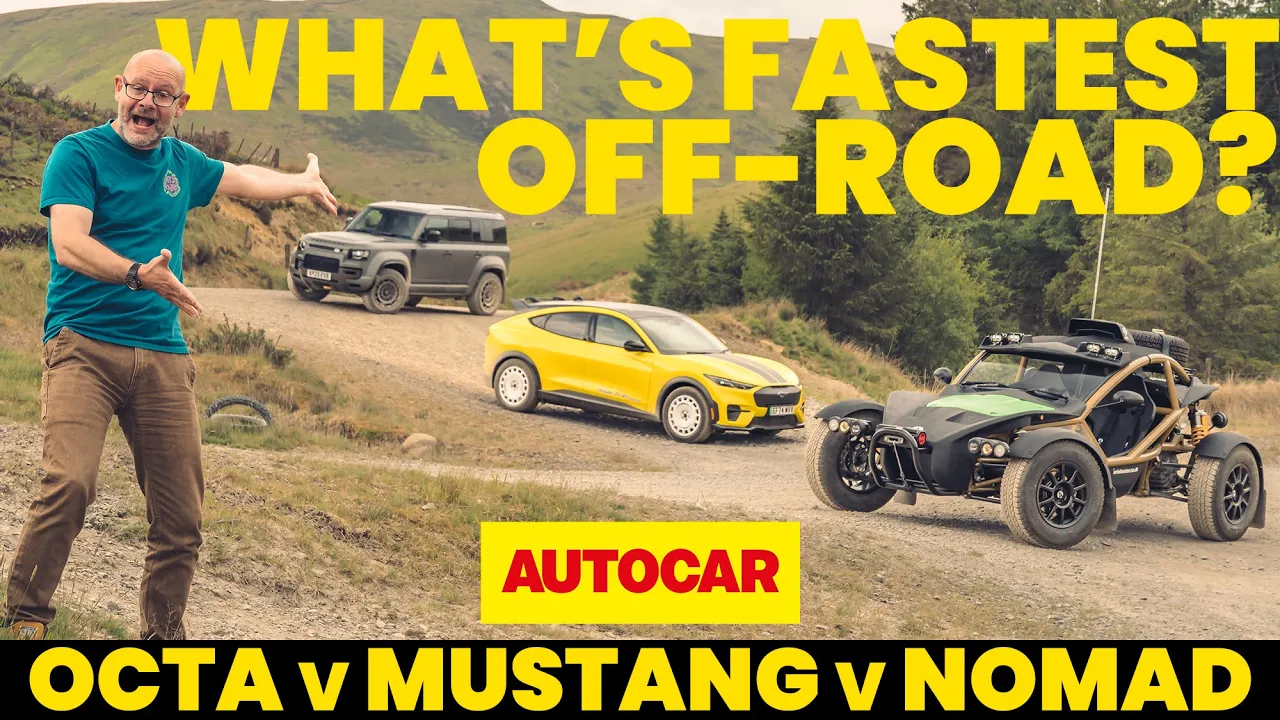Off-road time trial: New V8 Defender Octa meets buggy and 4x4 EV