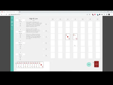 High & Low (card game) - How to Play