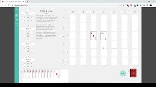 High & Low (card game) - How to Play