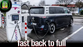 VW ID. Buzz LWB DC Charging Test vs ID.7 Pro S, Kia EV9 & Volvo EX90 | 10–80% Compared