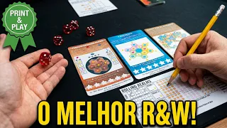 Rolling Realms é o R&W definitivo!! - Print aNd Play - Joquinhos Hard