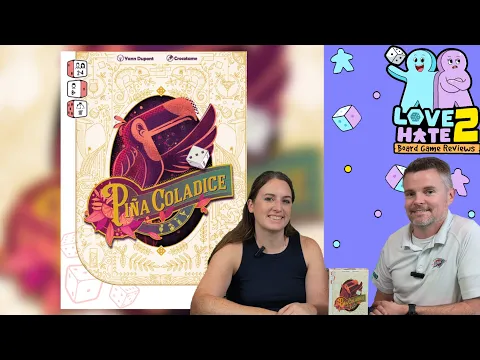 Pina Coladice - A Non-Gamer's Review of this Yhatzee + Connect 4 Mashup