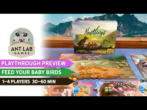 Nestlings Board Game | Playthrough | Preview