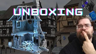 Unboxing 3 storey Medieval Town building - Half Timbered house ruin usable from Medieval to WW2