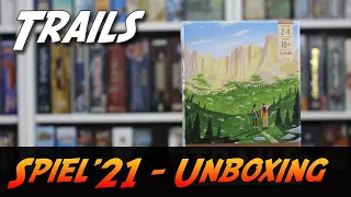 Trails - SPIEL '21 Neuheit Unboxing (Feuerland Spiele)