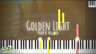 Peder B. Helland - Golden Light (Radio Edit) | Easy Piano Tutorial