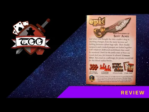 Tiny Epic Pirates Crimson Silver mini expansion Review