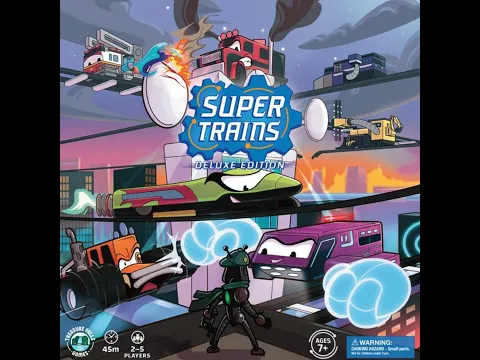 Super Trains – A Kid’s Table Review