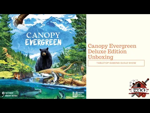 Canopy Evergreen Deluxe Edition Board Game Unboxing