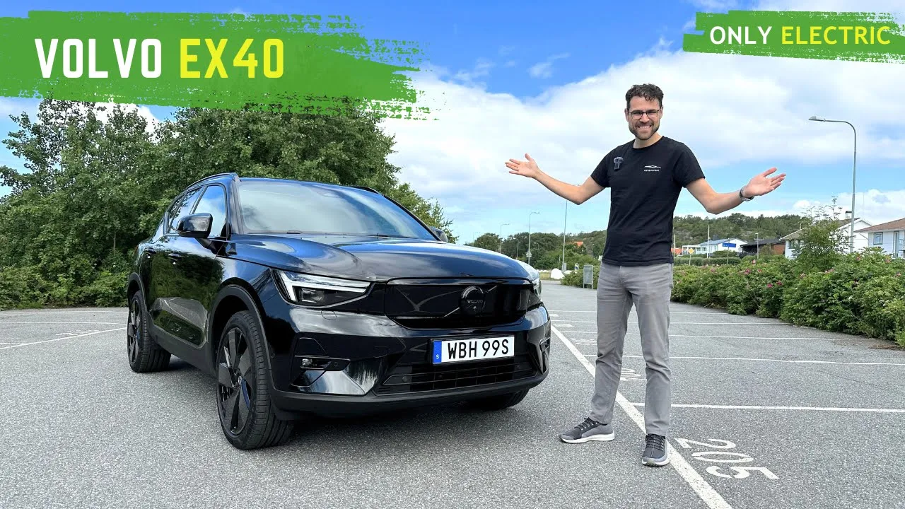 2025 Volvo EX40 - 440 Electric Horsepowers with a Sinister Look !