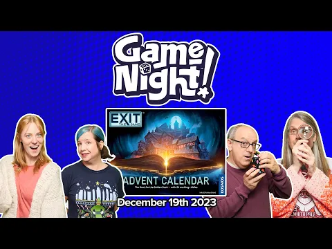 GameNight! 24 Days of Christmas - Exit: The Game Advent Calendar The Hunt for the Golden Book Day 19