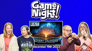 GameNight! 24 Days of Christmas - Exit: The Game Advent Calendar The Hunt for the Golden Book Day 19