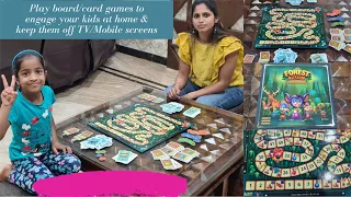 Playing 'Forest Run' board game with my daughter | Engage kids at home | Family time | No Mobile/TV