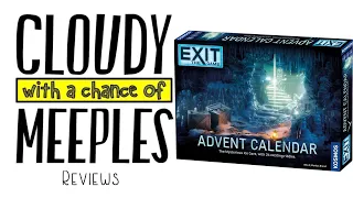 Exit: The Game - Mystery of the Ice Cave Advent Calendar Review - Cloudy with a Chance of Meeples