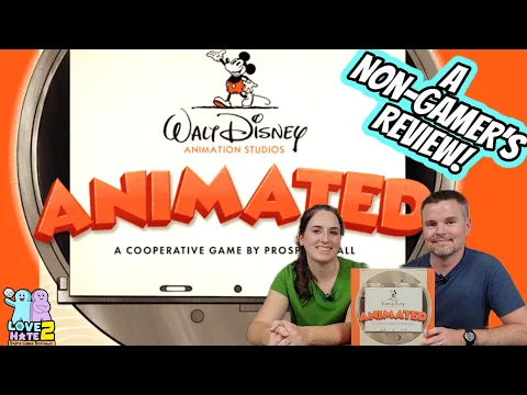 Disney Animated - A Non-Gamer's Review! @FunkoGamesOfficial| Love 2 Hate #boardgames Reviews