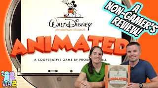 Disney Animated - A Non-Gamer's Review! @FunkoGamesOfficial| Love 2 Hate #boardgames Reviews