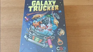Abrindo: Galaxy Trucker 2nd ed