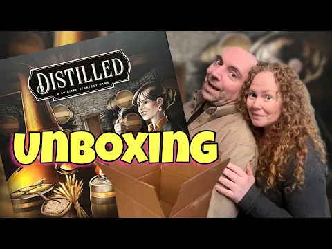 An aperitif: Unboxing Distilled boardgame!