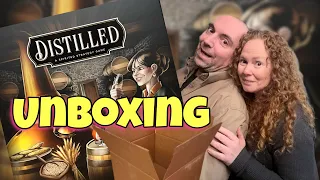 An aperitif: Unboxing Distilled boardgame!