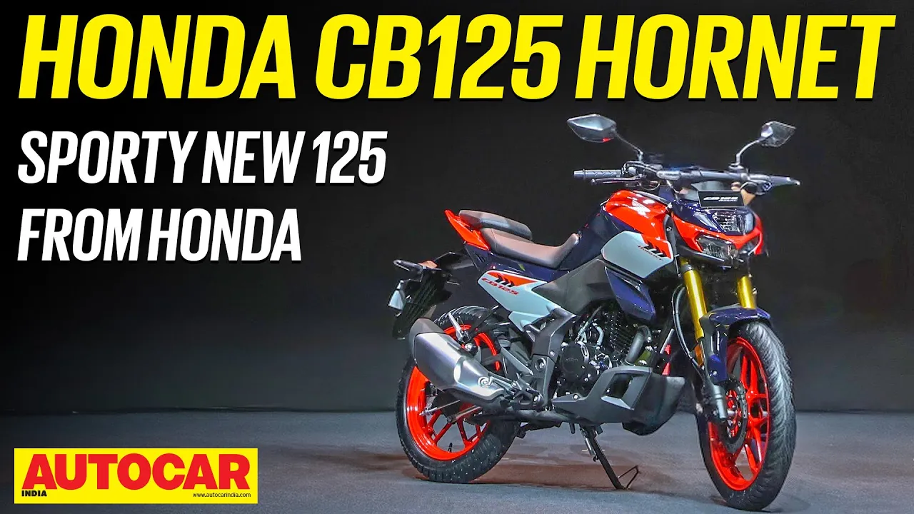 Honda CB125 Hornet - Honda's answer to the TVS Raider and Hero Xtreme 125 |First Look| Autocar India
