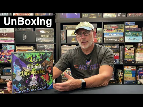 TDG: Disney Villainous Unstoppable! unboxing with Ray